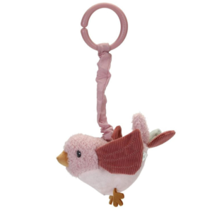 Image 8713291887138 Little dutch trilfiguur Flower en Butterflies for infants first image main front side of hanging toy - voorkant (1)