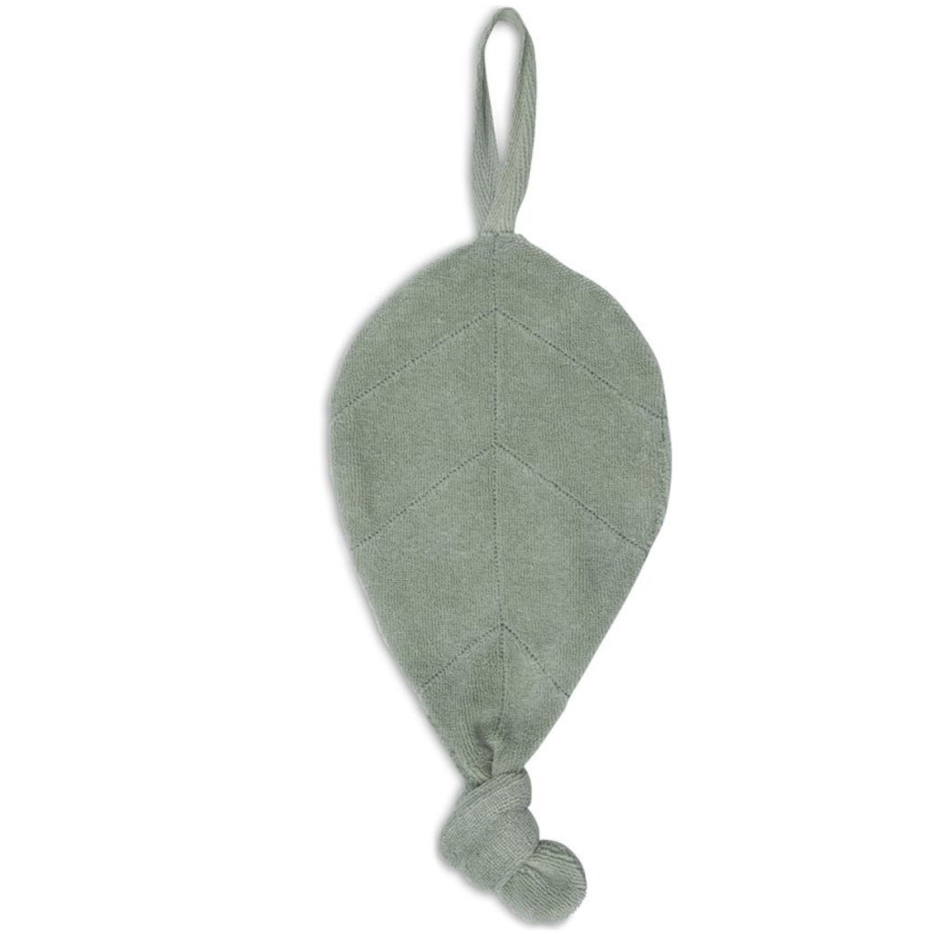 (#4) Jollein speendoekje blad groen leaf ash green voor je kindje bij La Haye Enfants SKU 031 562 00095 EAN 8717329365476 (4)